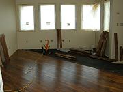 Acacia Flooring Being Installed in Office, April 29, 2009