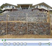 All Six Terraced Walls From Below.  July 27, 2009