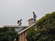 Cupola Installed on Barn Roof, February 19, 2010