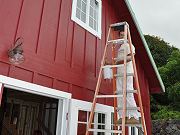 Painting Barn, April 5, 2010