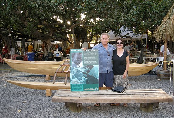 Marshall Islands Outrigger Canoe, Silent Auction for Lahaina Cultural Heritage Programs during 2008 International Festival of Canoes in Lahaina