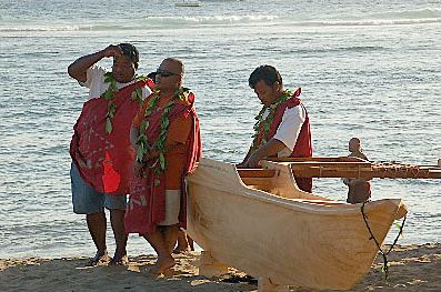 Marshall Islands Outrigger Canoe, 2007 International Festival of Canoes in Lahaina