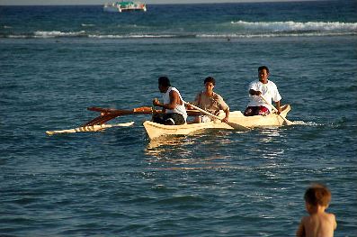 Marshall Islands Outrigger Canoe, 2007 International Festival of Canoes in Lahaina