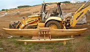 Outrigger Canoe on the Property