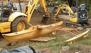 Outrigger Canoe on the Property