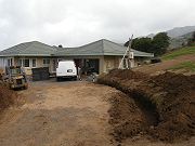 Driveway Retaining Wall Footing, May 4, 2009