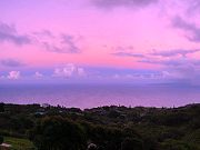 Dusk From Main Lanai Panorama, August 26, 2012