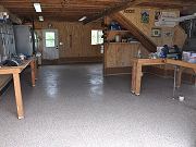 Epoxy Coating on Barn Floor, June 5, 2010