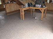 Epoxy Coating on Barn Floor, June 5, 2010