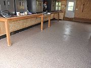 Epoxy Coating on Barn Floor, June 5, 2010