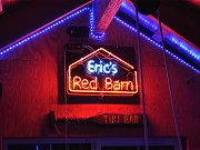 Eric's Red Barn Neon Sign Upstairs