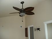 Ceiling Fan in Master Bathroom. July 25, 2009