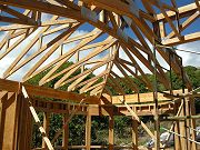 Framing in Great Room Dining Area in August, 2008