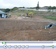 Video of Grading Around Driveway, Jan. 24, 2009