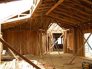 Great Room Framing Looking into Office, September 1, 2008