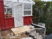 Greenhouse and Solar Panel on Pump Shed, March 26, 2010