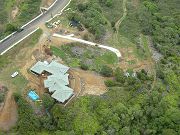 House from a Helicopter Viewed Overhead.  May 11, 2009