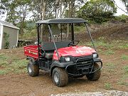 Kawasaki Mule 4x4 with Dump Bed, April 24, 2009
