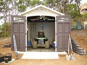 New Riding Lawnmower in Second Shed