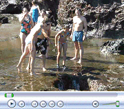 Idiots Looking Down the Nakalele Blowhole.  October 22, 2010