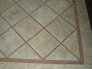 Master Bathroom Floor Tile, Sept. 2, 2009