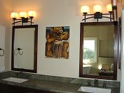 Master Bathroom Sinks and Avi Kiriaty Artwork, Oct. 10, 2009