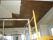 Bamboo Being Installed on Master Bedroom Ceiling. June 17, 2009