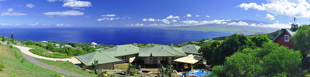 Dream House in Maui with Hut under Construction