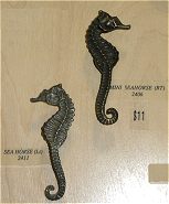 Kitchen Cabinet Knobs, Mini Seahorse Knobs, Oil Rubbed Bronze, $11 each, Exclusively Yours