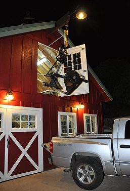 Hoisting a NordicTrack Elliptical Upstairs