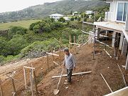 Riki Starting Top Terraced Blue Rock Wall