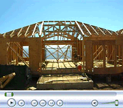 Video of Roof Framing Up, August 2008