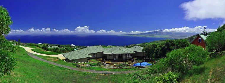 Panoramic View of House and Barn.  September 2011