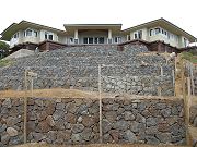 Six Terraced Walls Viewed from Below. July 27, 2009