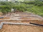 Sixth and Final Terraced Wall Complete. July 25, 2009