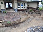 Top Stream and Bottom Koi Pond Dug, April 30, 2010