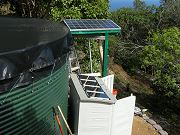Water Tank and 160W Solar Panels