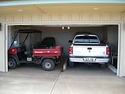 Two Vehicles and a Mule Crammed into a Garage, Nov. 5, 2009