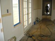 Wainscoting Installed in Breezeway. June 12, 2009