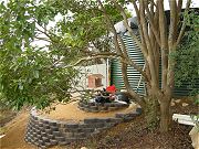 Water Tank, Retaining Walls, and Bird Feeder