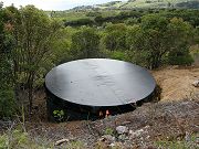 20,000 Gallon Agricultural Water Tank Installation