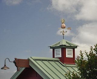 Maui Barn Wind Vane and Cupola