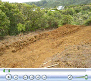Video of Workshop Staking.  Viewed from front, Feb. 20, 2009