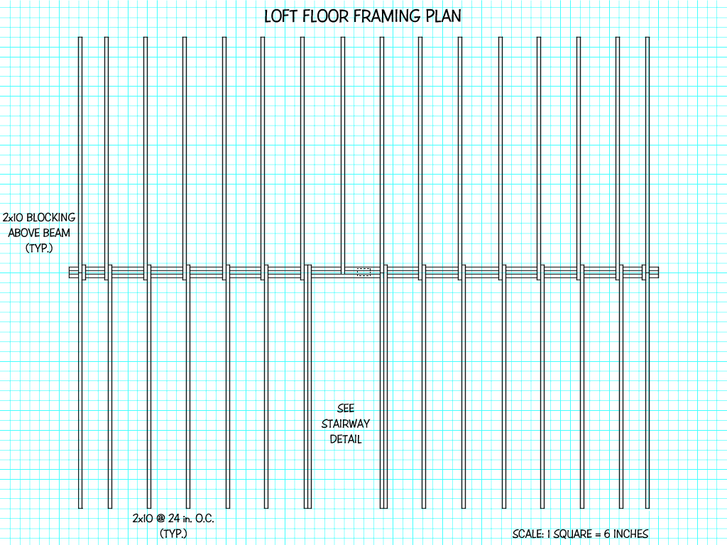 Loft Floor Framing Plan