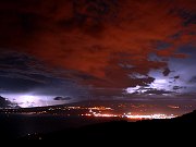 Thunderstorm and Lightning Over Haleakala, February 23, 2010