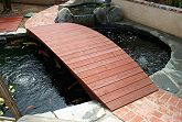 Completed Koi Pond Bridge