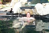 Taking a Dip Behind the Waterfall